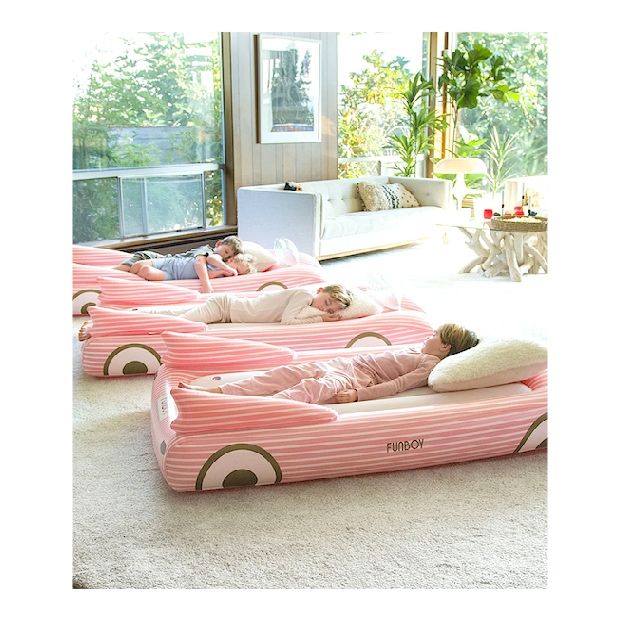 Kids Sleepover Mattress Pink Convertible