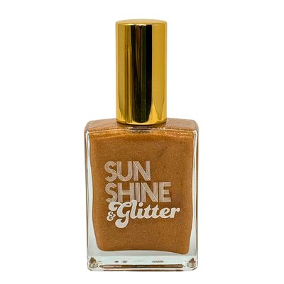 Sunshine &amp; Glitter Highlighter Shimmer Spray Oil for Hair &amp; Body - Rose Gold