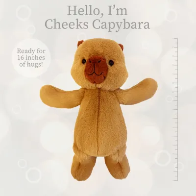 WS Lushee Cheeks Capybara Lg/16&quot;