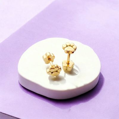 Kids Earring: Paw Print