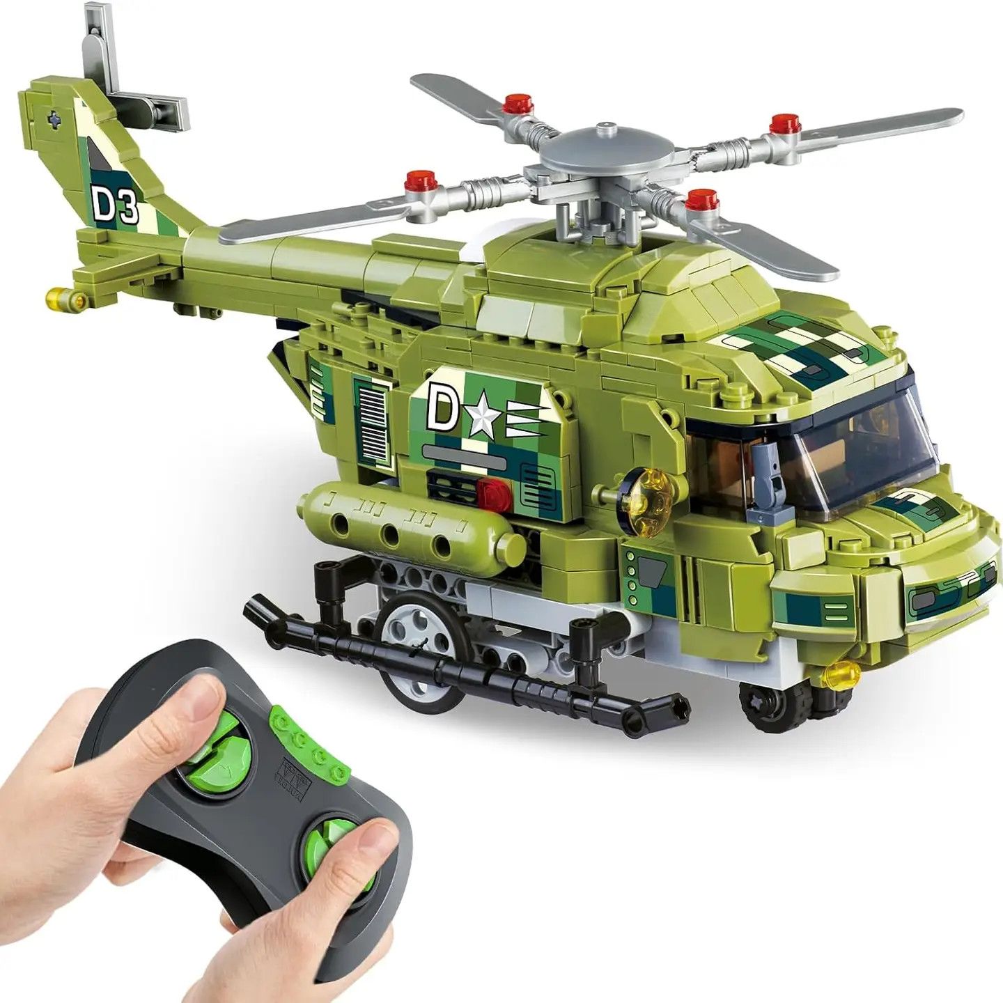 Wise Block RC- Military Helicopter