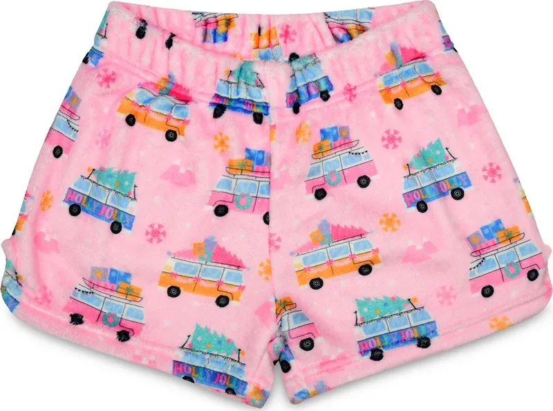 Holly Jolly Plush Shorts