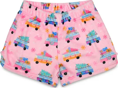 Holly Jolly Plush Shorts