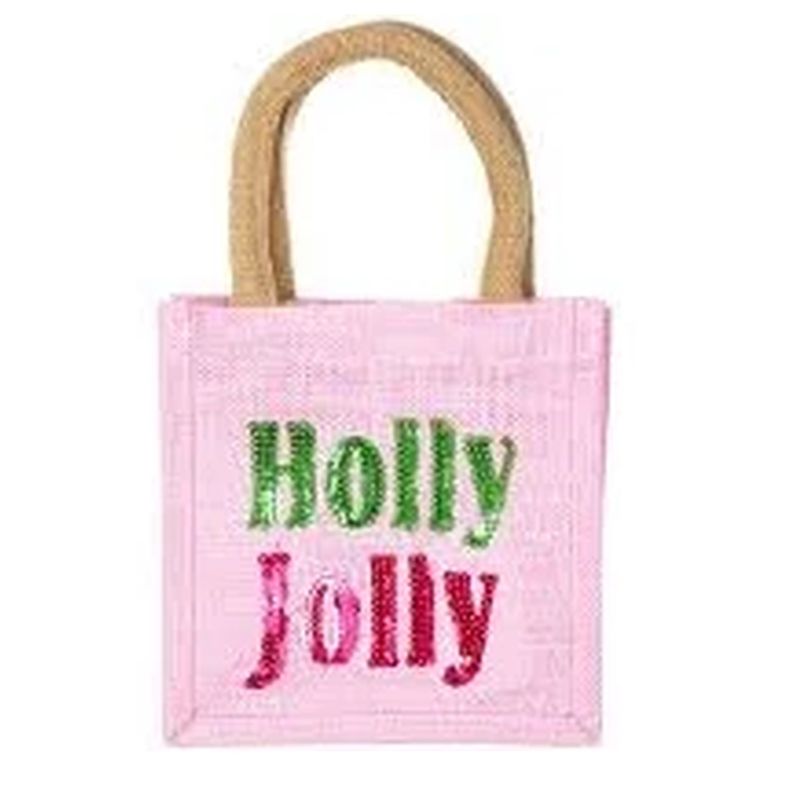 Holly Jolly Sequin Tote