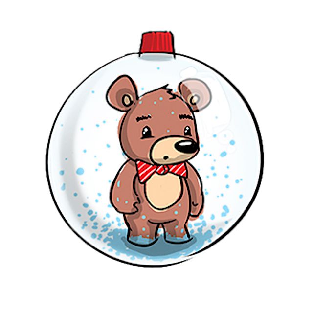 Oliver the Ornaments Teddy