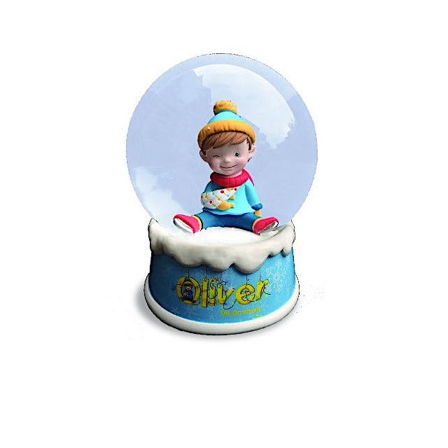 Oliver the Ornament Snow Globe Oliver