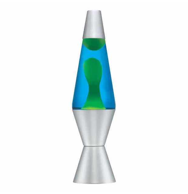 Lava Lamp 14.5 inch, Color: green/blue