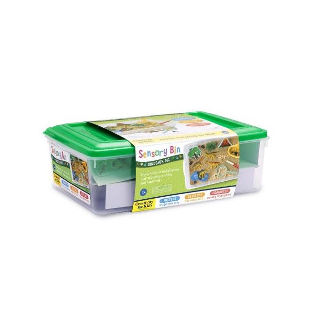 Sensory Bin Dinosaurs