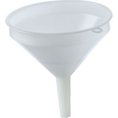 Funnel- 6"  Plastic Funnel | White | 15 cm | 6 in. | Ferrari