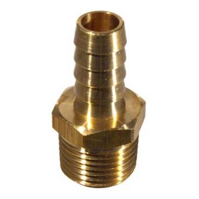 1/2&quot; Barb x 1/2&quot; MPT- Brass