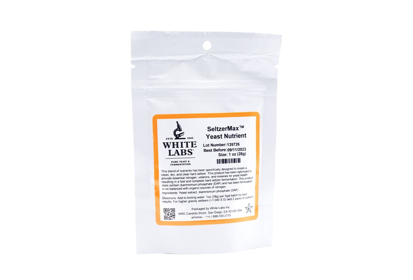 SeltzerMax Yeast Nutrient