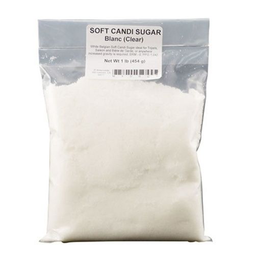 Clear Soft Belgian Candi Sugar (Blanc) 1lb