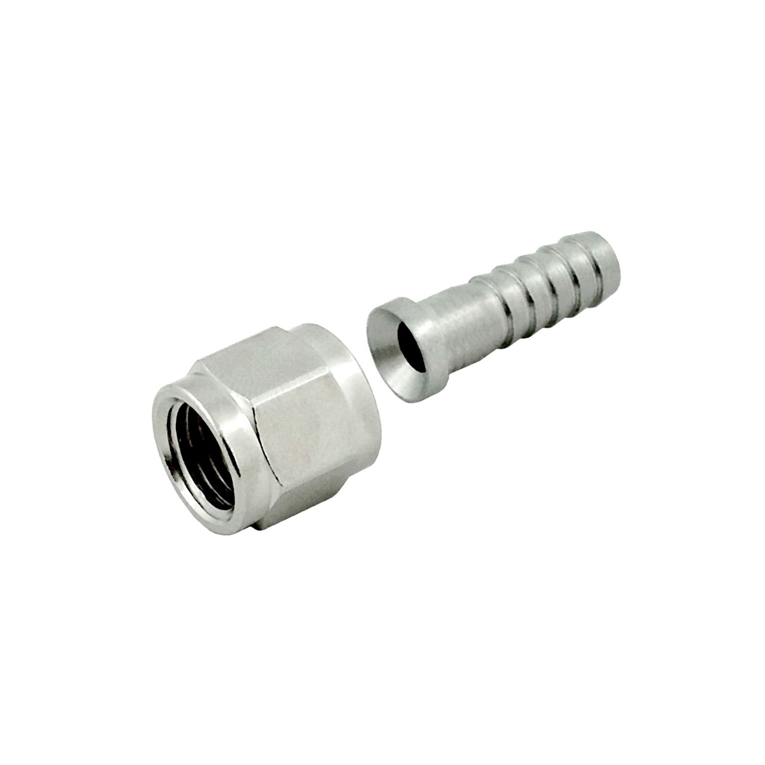 SWIVEL NUT &amp; STEM SET, 1/4&quot;FFL NUT x 1/4&quot;B (304S/S)