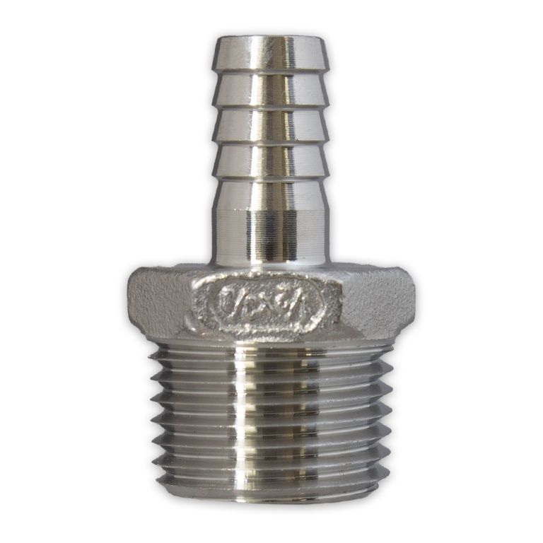 3/8&quot; BARBED HOSE FITTING - 1/2&quot; MALE NPT