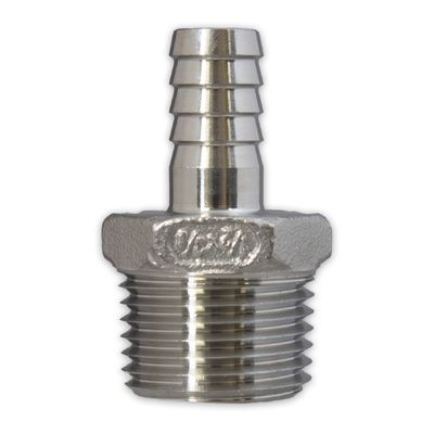 3/8&quot; BARBED HOSE FITTING - 1/2&quot; MALE NPT