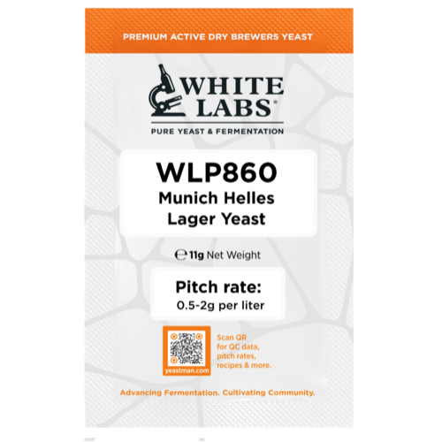 WLP860 Munich Helles Lager Yeast (Dry)