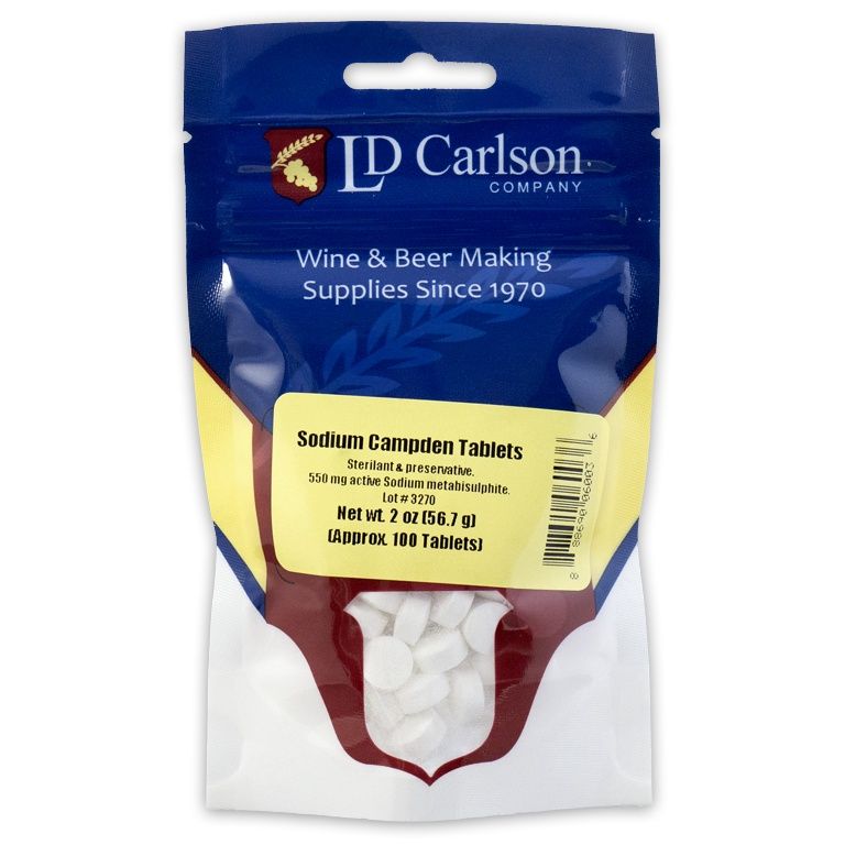 SODIUM CAMPDEN TABLETS 100 COUNT