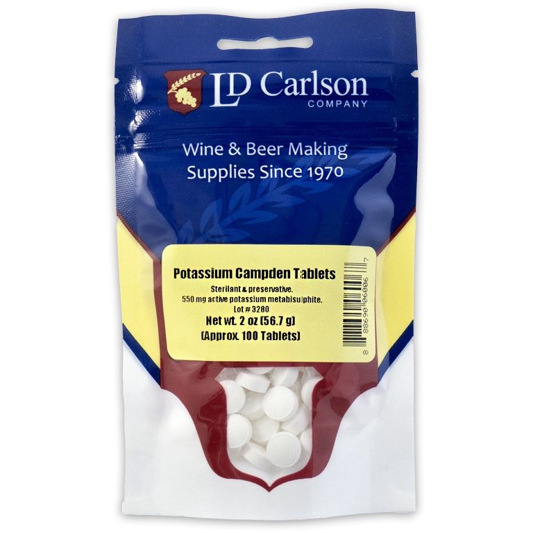 POTASSIUM CAMPDEN TABLETS 100 EACH