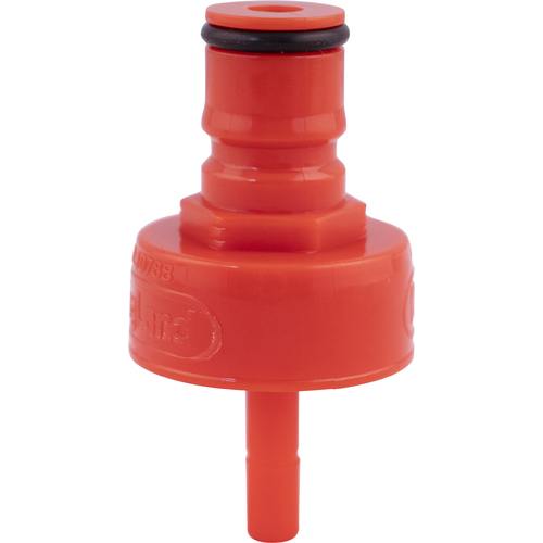 Carbonation and Line Cleaning Ball Lock Quick Disconnect (QD) Cap - Red Plastic(Fermzilla)