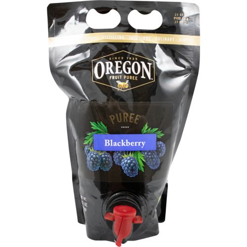 Oregon Fruit Blackberry Puree | 100% Fruit | Shelf Stable | 1.5L | 50 oz