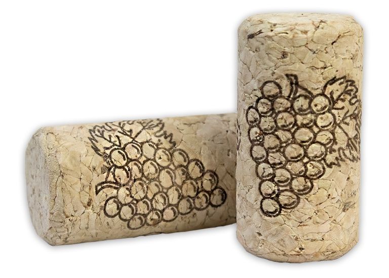 9X1 3/4 FIRST QUALITY STRAIGHT WINE CORKS 44 X 23mm 30/BAG