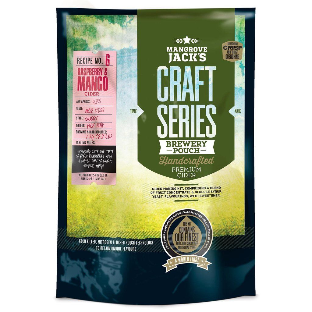 Mangrove Jack&#39;s Raspberry &amp; Mango Cider Kit