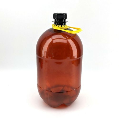 KegLand Oxebar Mono PET Keg | Plastic Reusable Bottle | Cary Handle &amp; Reusable Screw Cap Included | 1 Gallon | 4L