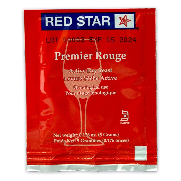 PREMIER ROUGE RED STAR 5 GRAM WINE YEAST