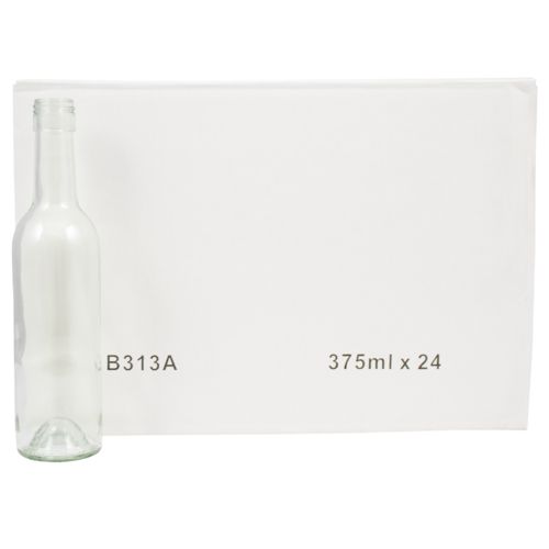 375ml Clear &quot;Screw Top&quot; Bordeaux (Case of 24)
