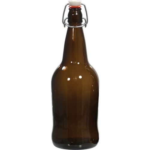 EZ Cap Swing Top Bottles | Amber Glass Bottles | 32 oz | Case of 12