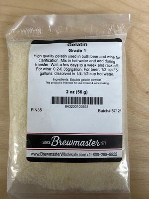 Gelatin Finings