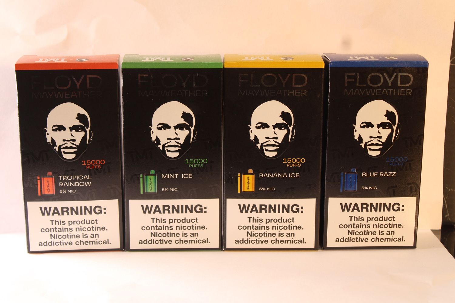 FLOYD MAYWEATHER BANANA ICE  15000 PUFFS