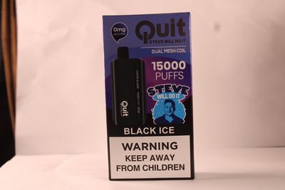 QUIT -BLACK ICE -  CUVIE GLAZE 15000 PUFFS