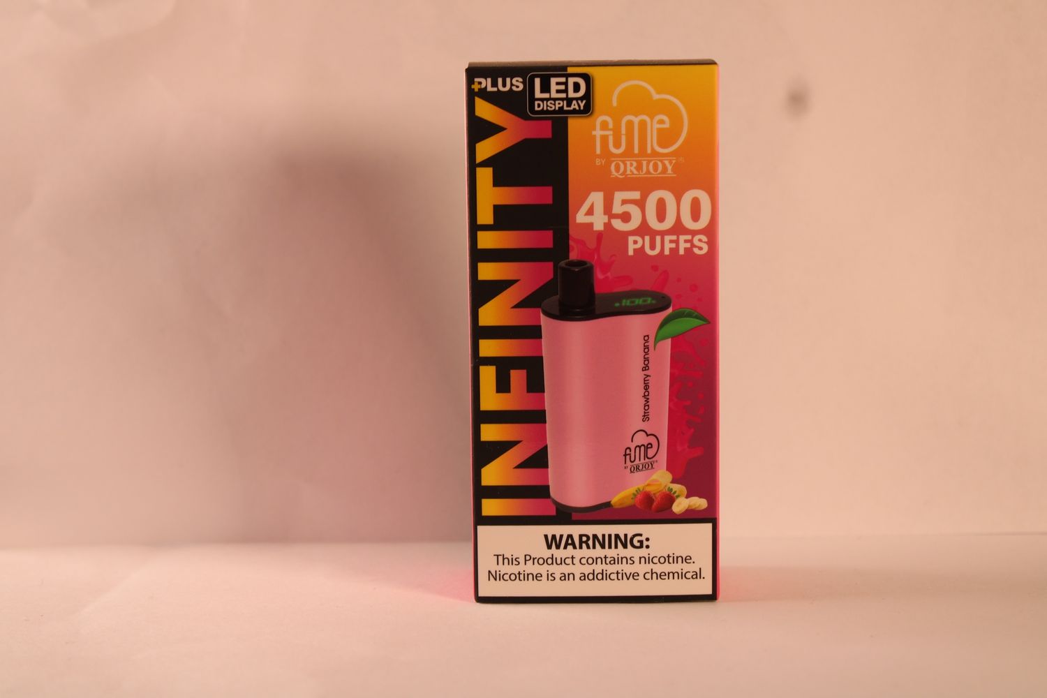 FUME INFINITY STRAWBERRY BANANA  4500 PUFFS