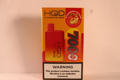 HQD STRAWBERRY BANANA 7000 PUFFS