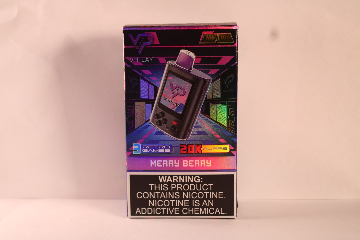 V-PLAY MERRY BEERY   20k PUFFS