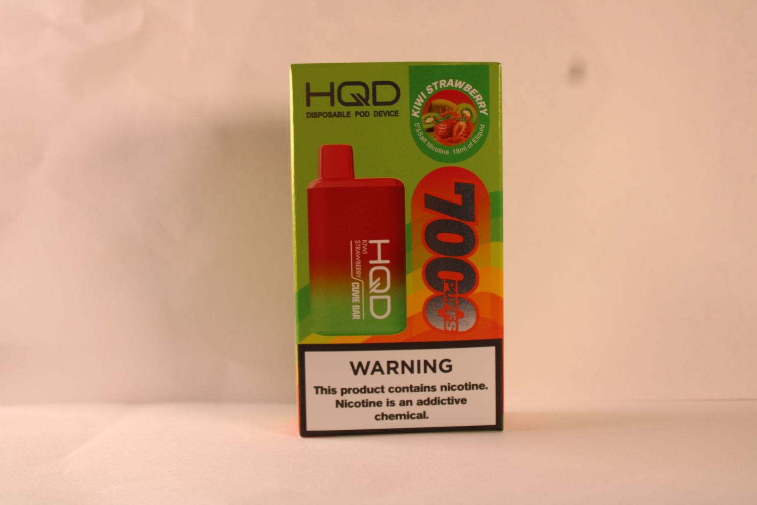 HQD KIWI STRAWBERRY   7000 PUFFS