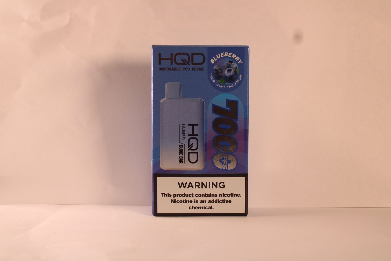 HQD BLUEBERRY  7000 PUFFS