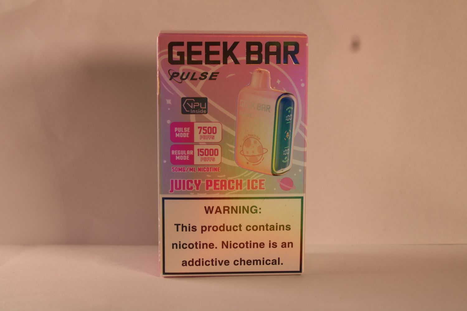 GEEK BAR PULSE - JUICY PEACH ICE