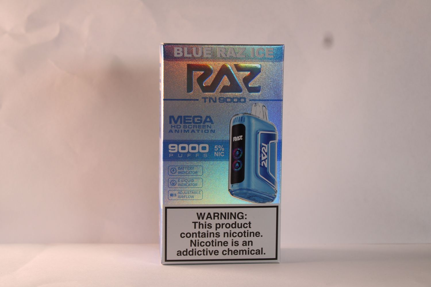RAZ BLUE RAZ ICE  TN 9000