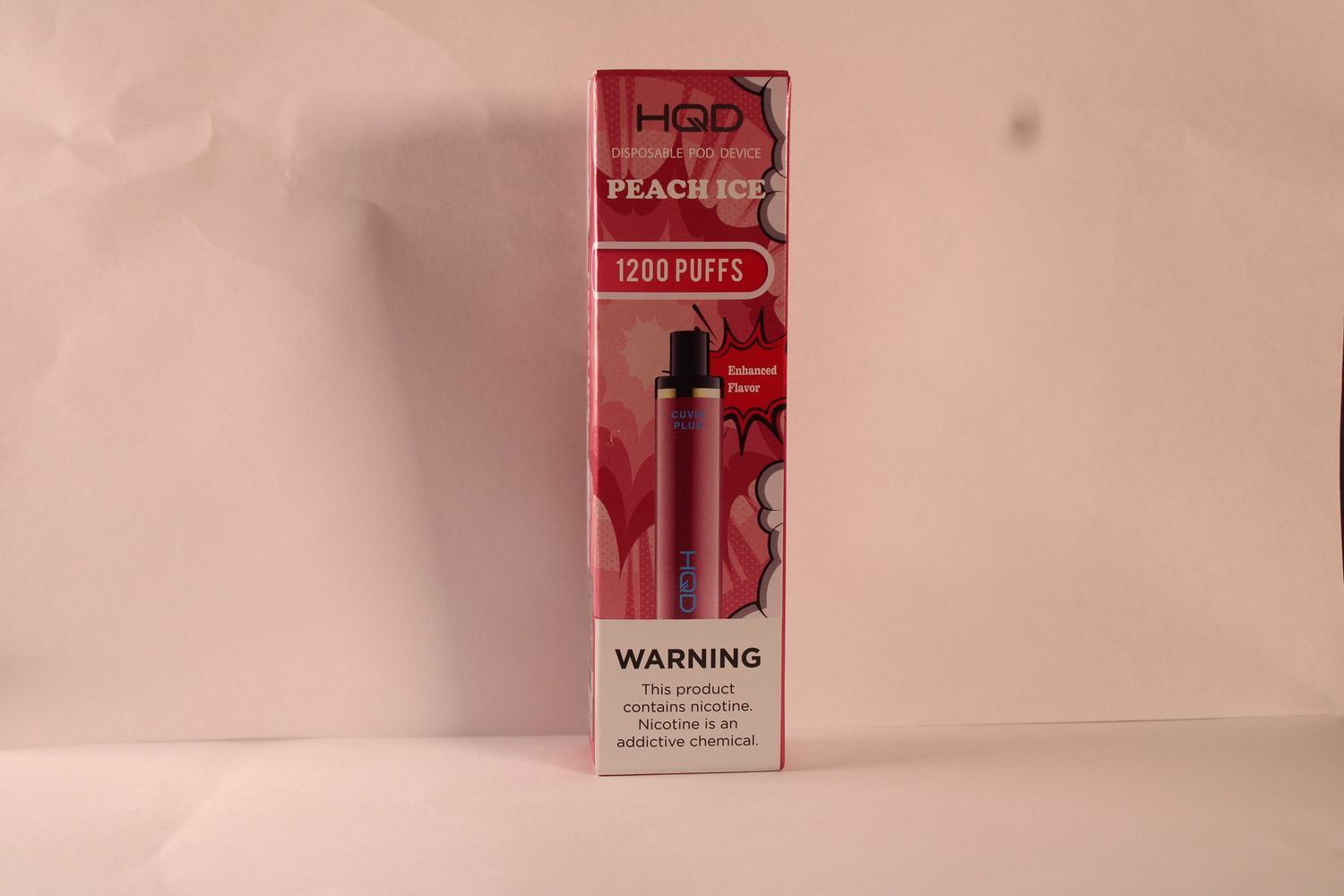 HQD PEACH ICE 1200 PUFFS