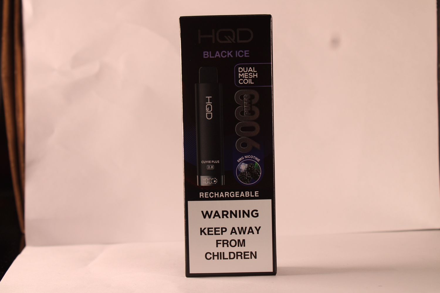 HQD - BLACK ICE  RECHARGEABLE  9000 PUFFS