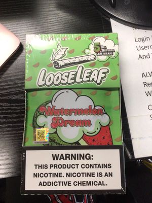 LOOSE LEAF - WATERMELON DREAM -5PK LEAF WRAPS
