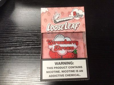 LOOSE LEAF - STRAWBERRY DREAN -5PK LEAF WRAPS