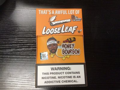 LOOSE LEAF - HONEY BOURBON  -5PK LEAF WRAPS
