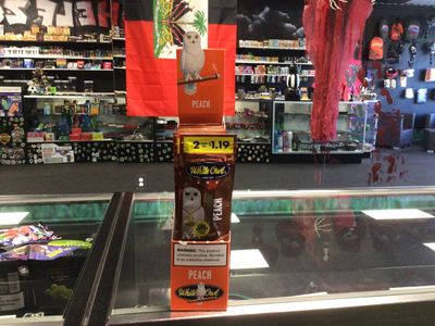 WHITE OWL - PEACH  -SLOW BURN CIGARILLOS