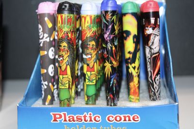 Plastics cone holder tubes