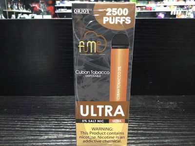 FUME ULTRA- CUBAN TABACCO 2500 PUFFS