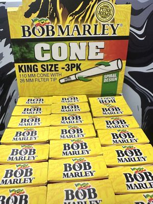 Bob Marley king size cone 3PK