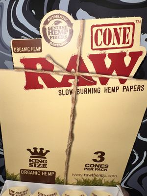 RAW CONE KING SIZE ORGANIC  3PACK